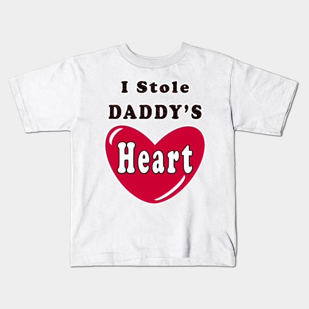 Daddy, Daughter Matching, Shirt, Father's day, Father, Dad, men's, Set Kids, Funny Gift Kids T-Shirt by YassShop